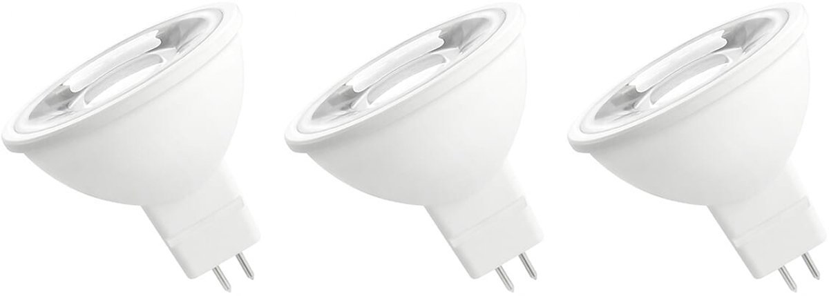 Spectrum LED Lamp GU5.3 12V 4W - 380 Lumen - 3000K Warm wit - Gezellig licht - Energiezuinig - 3 stuks