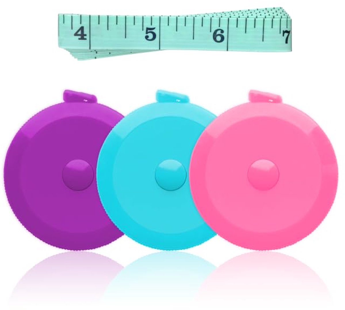 3-pack meetlint voor lichaamsmetingen - 60 inch intrekbaar en dubbelzijdig