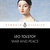 Couverture du livre "Guerre et Paix" de Léon Tolstoï, avec un portrait d'une jeune femme.
