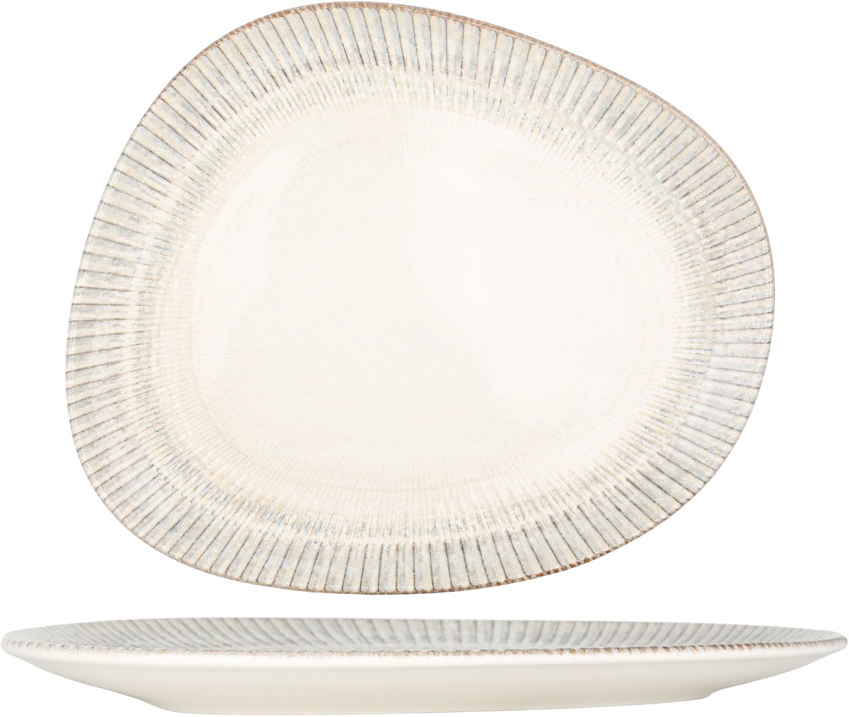 Bonna Dinerbord - Galata - Porselein - 33 cm - set van 6