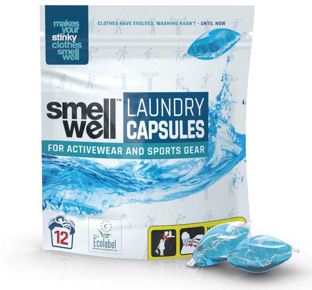 Smellwell - Wascapsules - Wasmiddel - Sport - Sportkleding