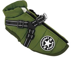 Oncpcare hondenkleding voor kleine honden, warme winter hondenjas. Jack vest met tuigje voor huisdieren, puppy, kleine honden