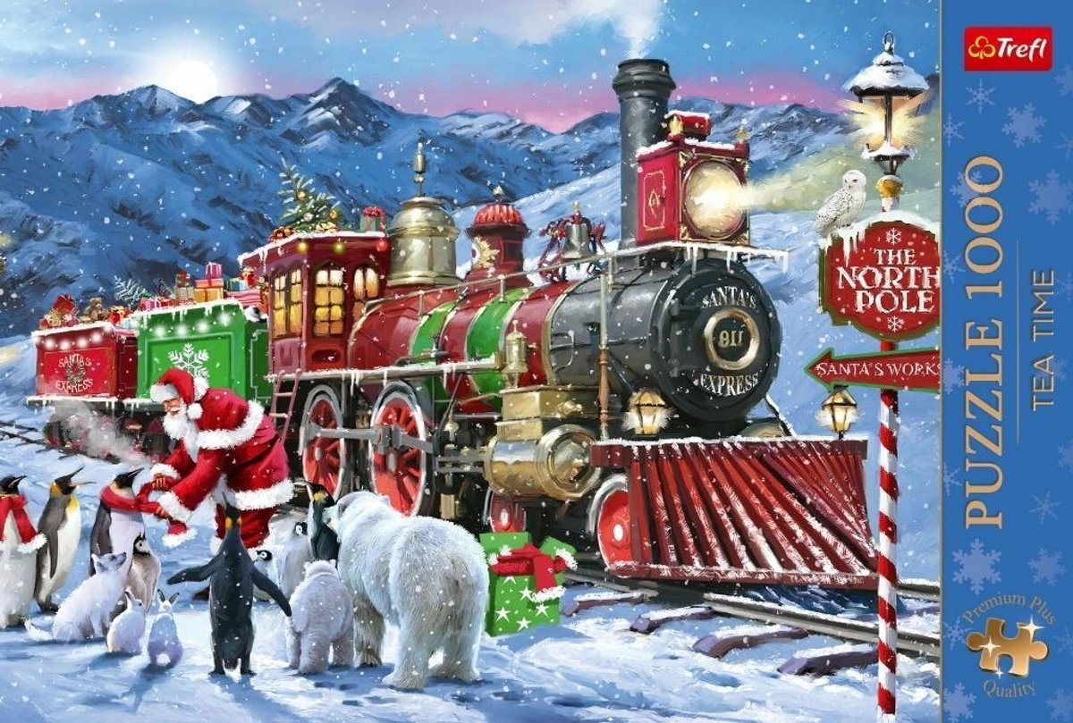 Trefl Puzzel 1000 Stukjes Kerst Theetijd - Winterse Gezelligheid
