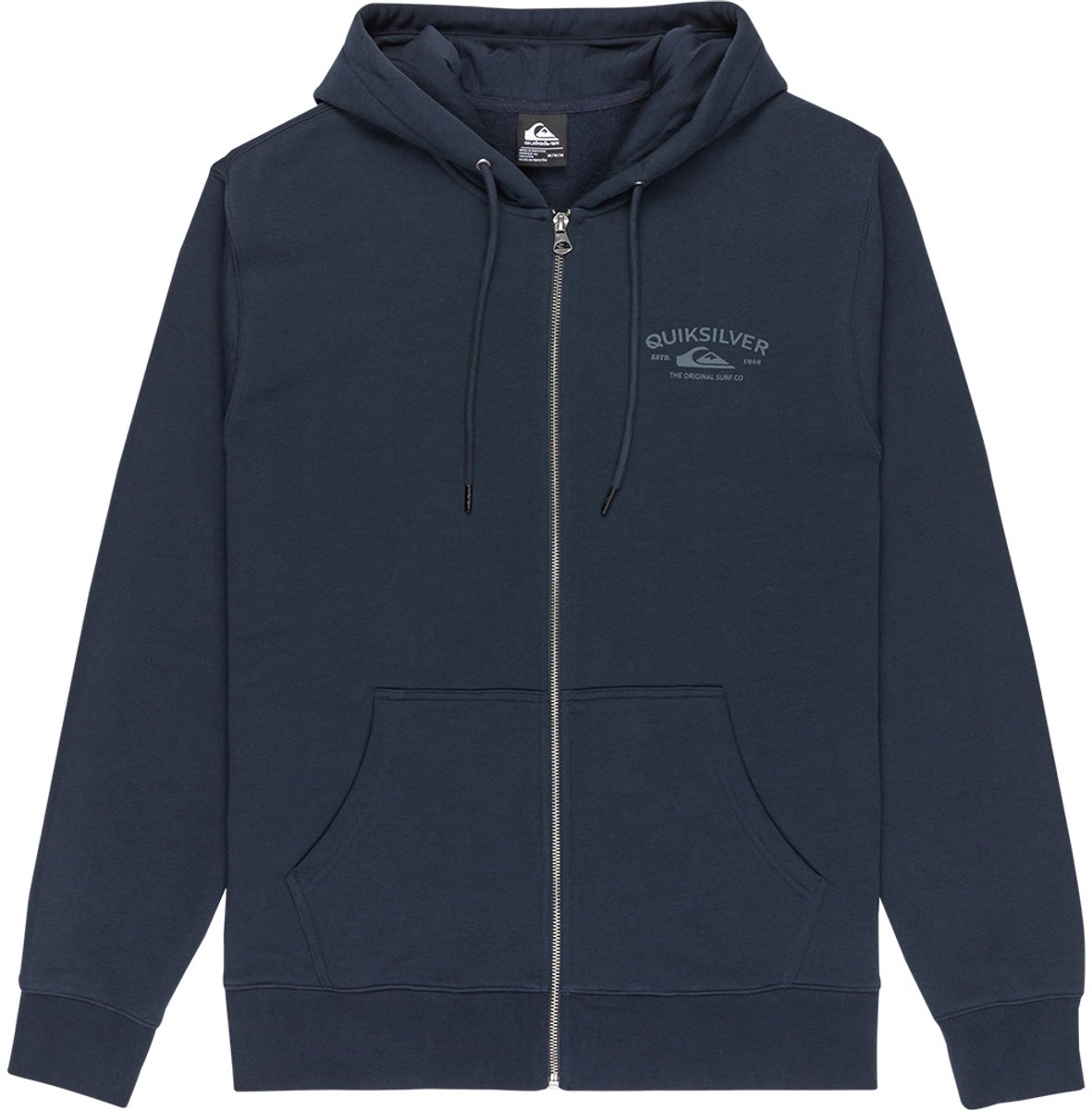 Quiksilver Eqyft05135 Fleece Fleece Met Volledige Rits Man Blauw