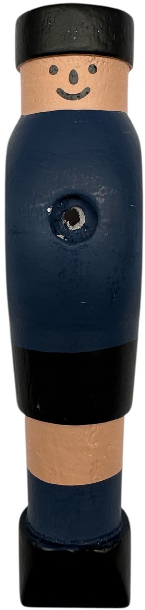 NORTH Voetbaltafelpoppen Blauw Set (van 11) Houten 16MM
