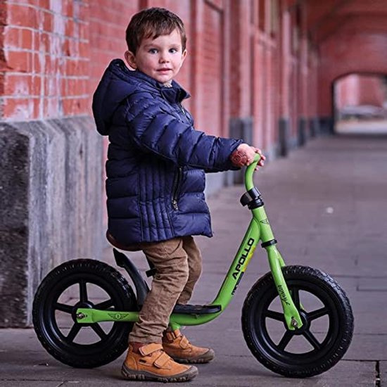Veilige 12 Inch Loopfiets voor Kinderen - Schattige en Robuuste Balance Bike voor Jongens en Meisjes van Merkloos — afbeelding 4