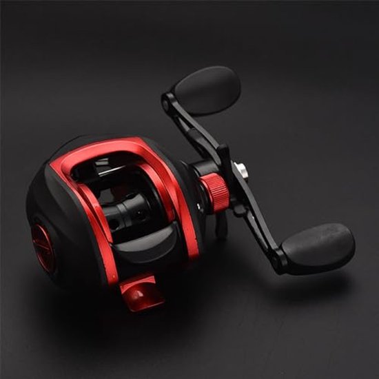 Metal Baitcasting Reel, Long Cast Spool 7.2:1 Gear Ratio Baitcaster Fishing Reel for Saltwater Freshwater Fishermen — afbeelding 4