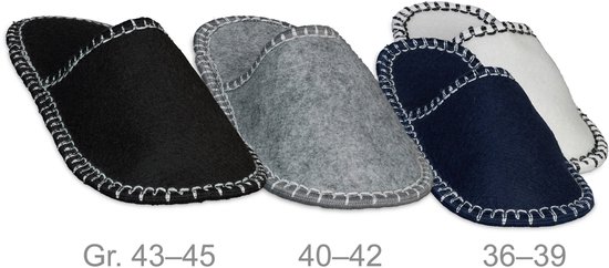 Chaussons en Pantoufles - 6 paires - pointure 36 - 45 - antidérapants