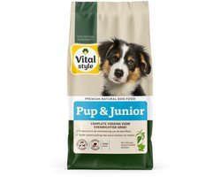 2x Vitalstyle Puppy & Junior Hondenvoer 10 kg