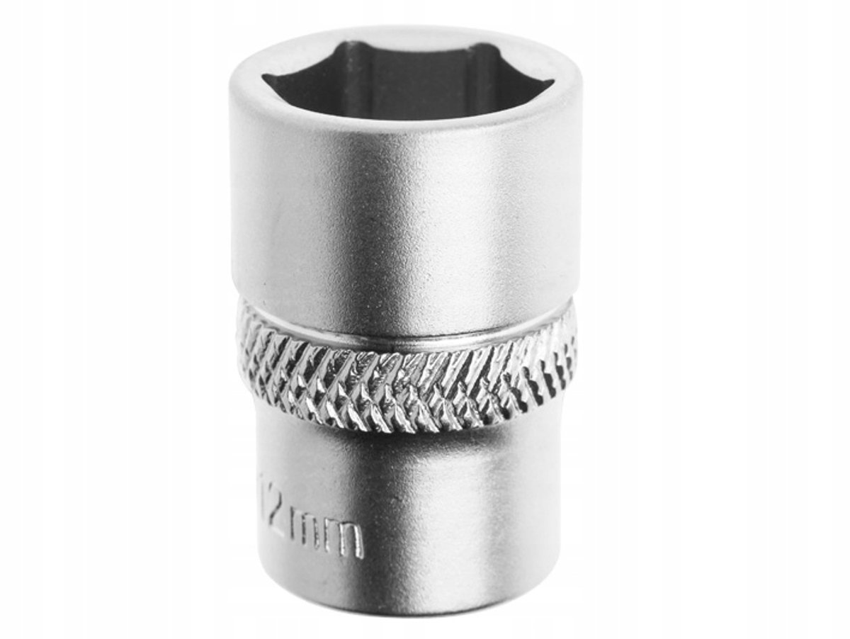 12 mm 1/4" zeskantdop - duurzaam Cr-V-staal