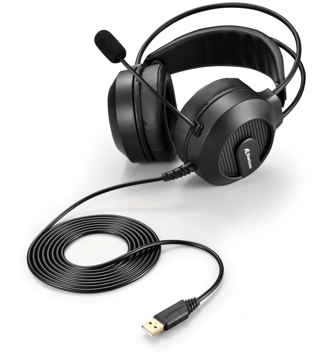 Sharkoon SGH20 Headset Bedraad Handheld Gamen Zwart