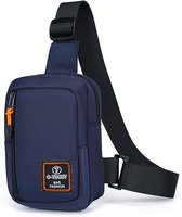 Sacoche Bandoulière En Cuir Marron Pour Homme - Taille Moyenne, Multifonction