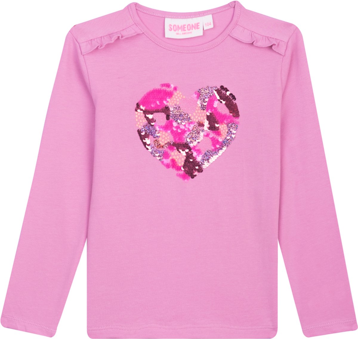 Someone FAUVE-SG-03-C Meisjes T-shirt - Pink