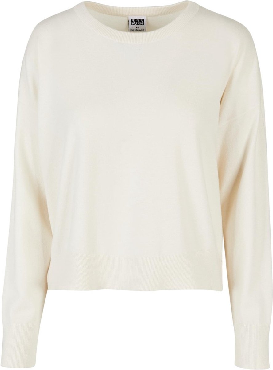 Urban Classics Ladies EcoVero Oversized Basic Sweater/trui XXL Ivoorkleurig