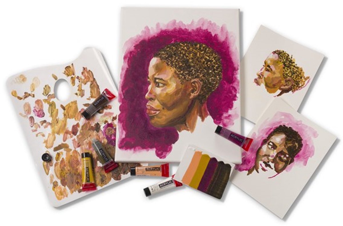 Amsterdam Standard Series acrylverf portret set | 6 × 20 ml — afbeelding 9