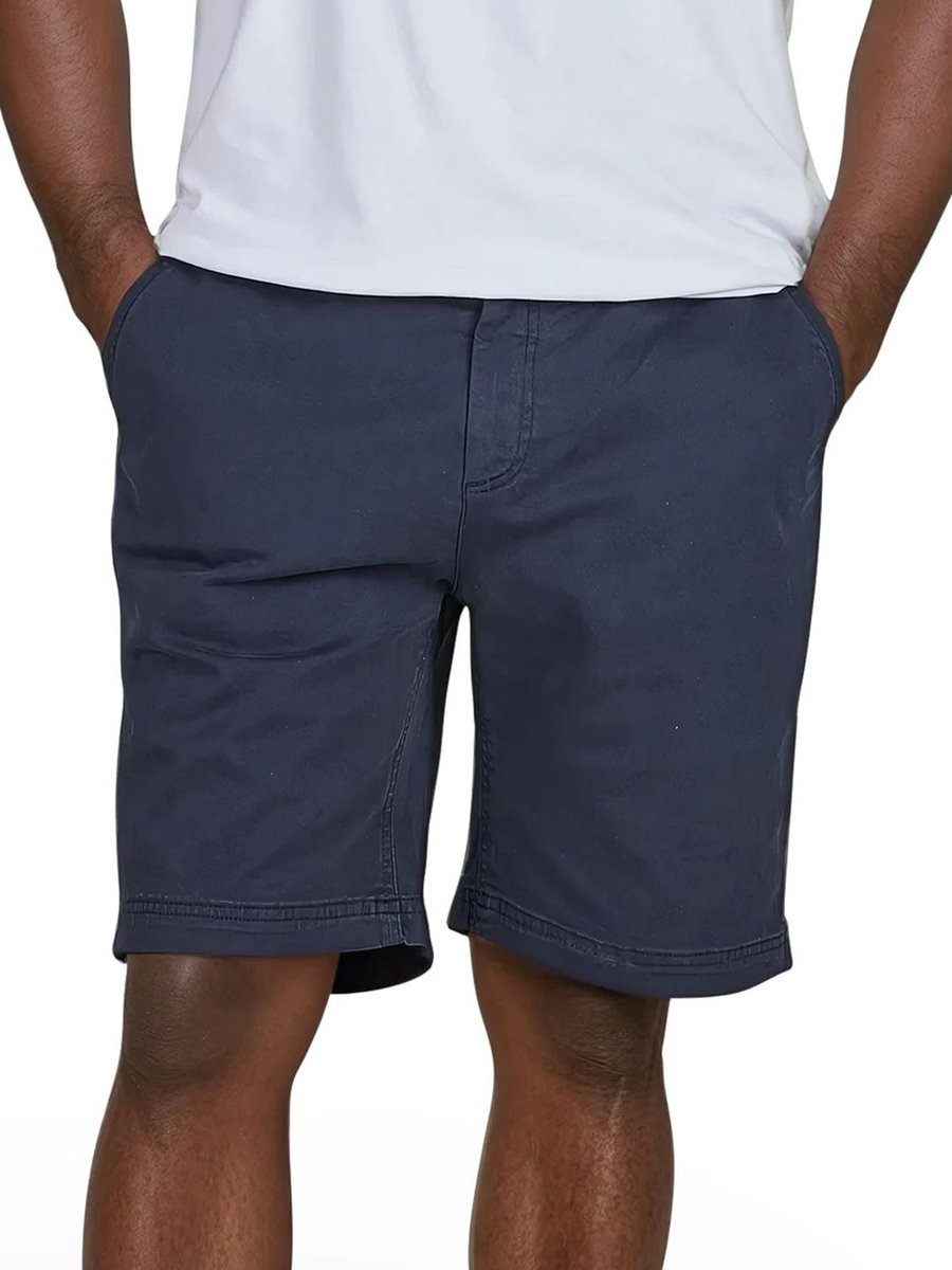 riverso Heren Short RIVConnor regular/straight Blauw L Volwassenen Stretch zomershort