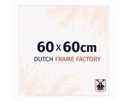 Fotolijst 60x60 cm - Kunststof - Wit Hoogglans - Easy
