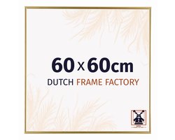 Fotolijst 60x60 cm - Kunststof - Goud - Easy