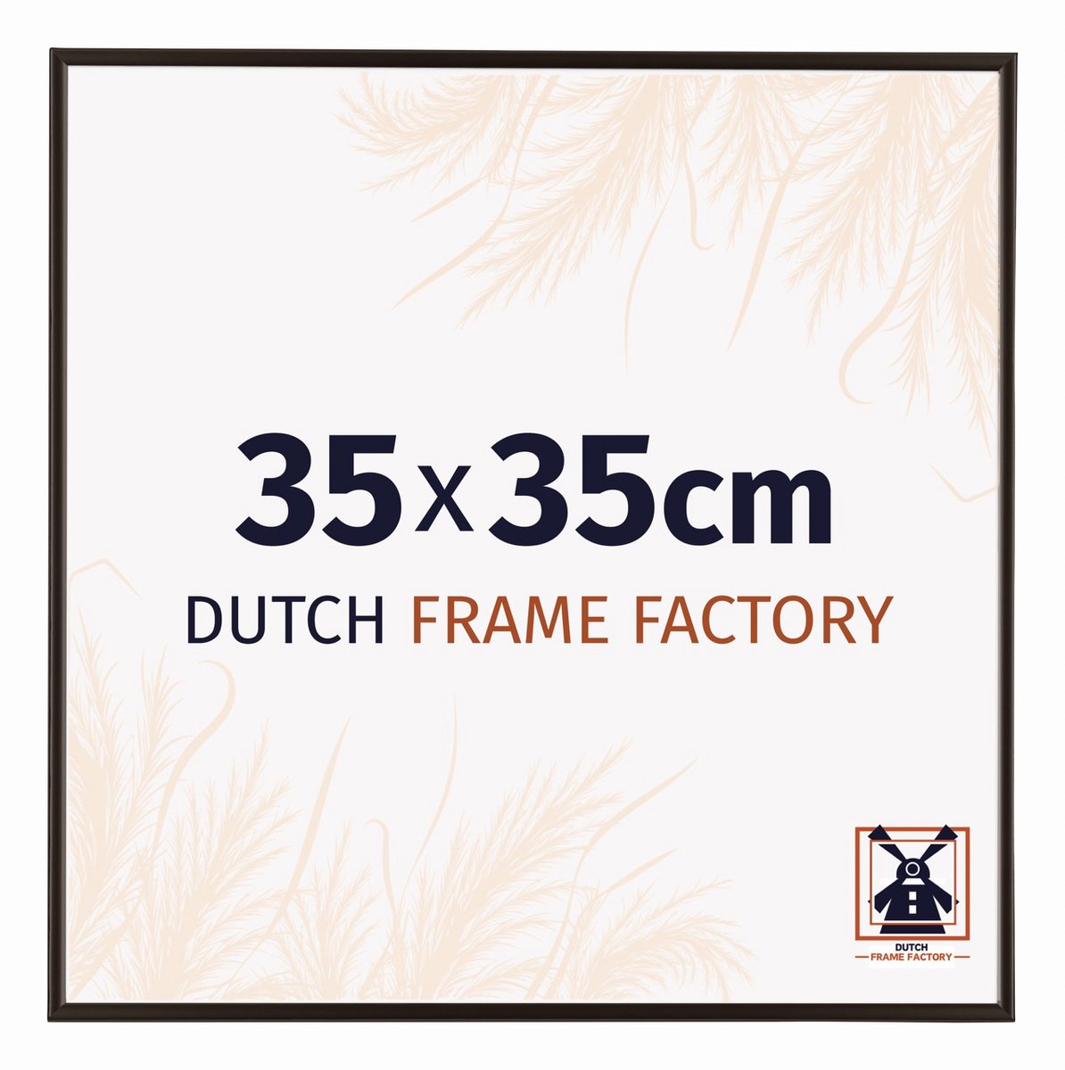 Dutch Frame Factory Fotolijst 35x35 cm - Kunststof - Antraciet - Easy