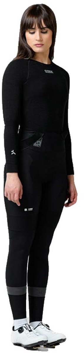 Gobik Winter Merino T-shirt Met Lange Mouwen Vrouw Coal