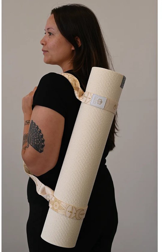 Draagriem voor Yogamat │ Fullcolour Print │ Sacred Geometry van Merkloos — afbeelding 3