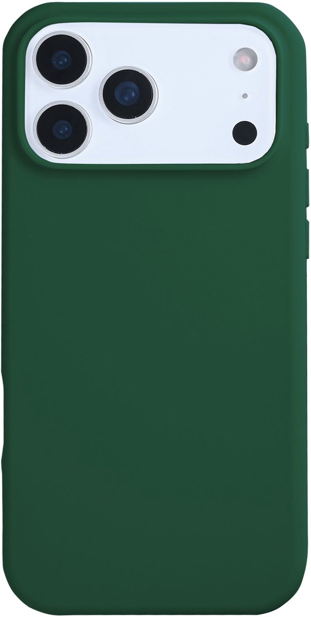 Rixus Soft TPU Phone Case For iPhone 17 Pro Dark Green