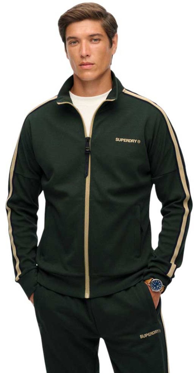 Superdry Tech Cult Loose Fit Sweatshirt Met Rits 2XL Man Groen