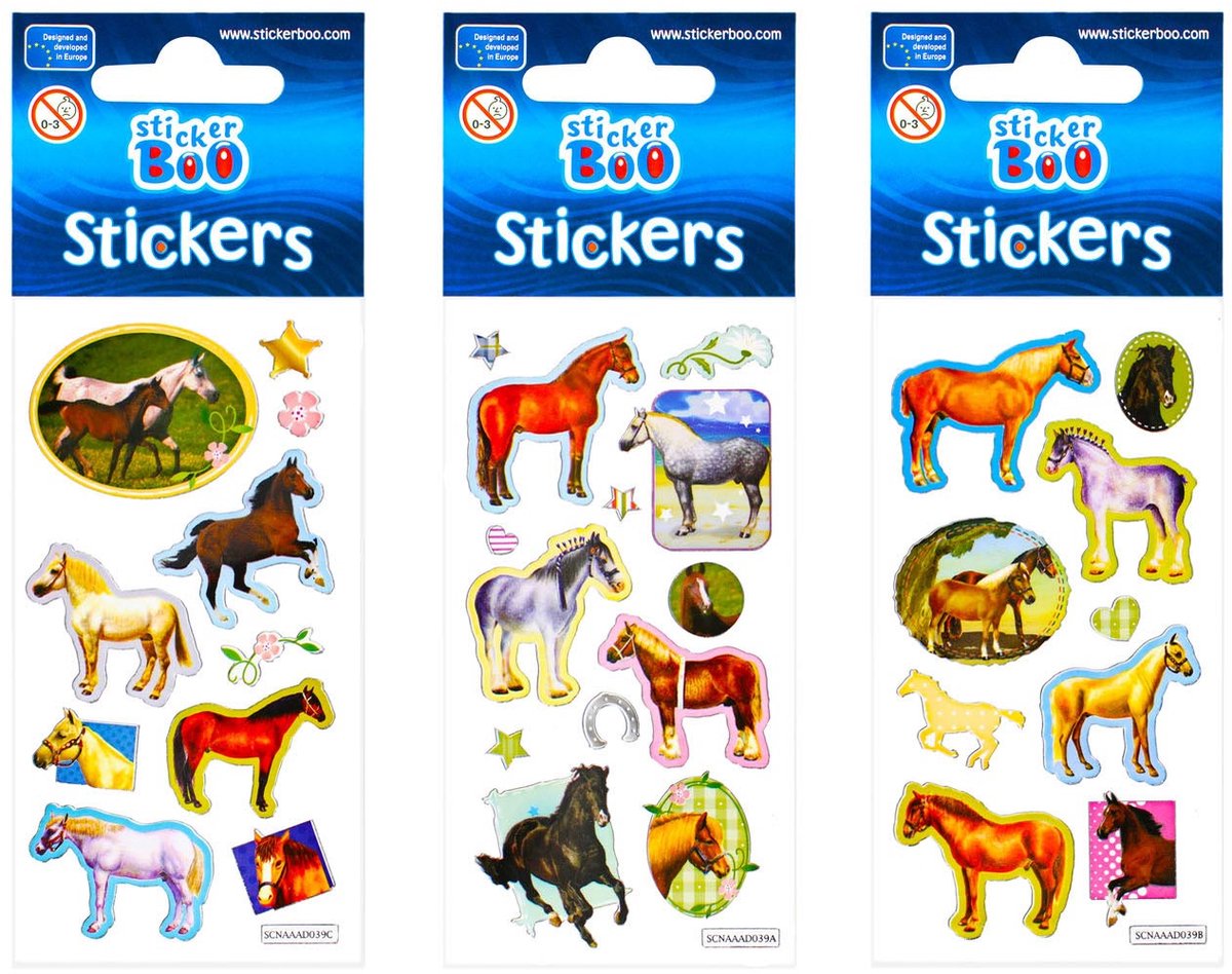 Stickervel Paarden