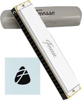 Blues harmonica C-toets 10-gaats diatonische mondharmonica A B D E F G Ab Bb Db Eb Gb 12 toetsen beschikbaar voor beginners, senioren, professionele spelers (B Key