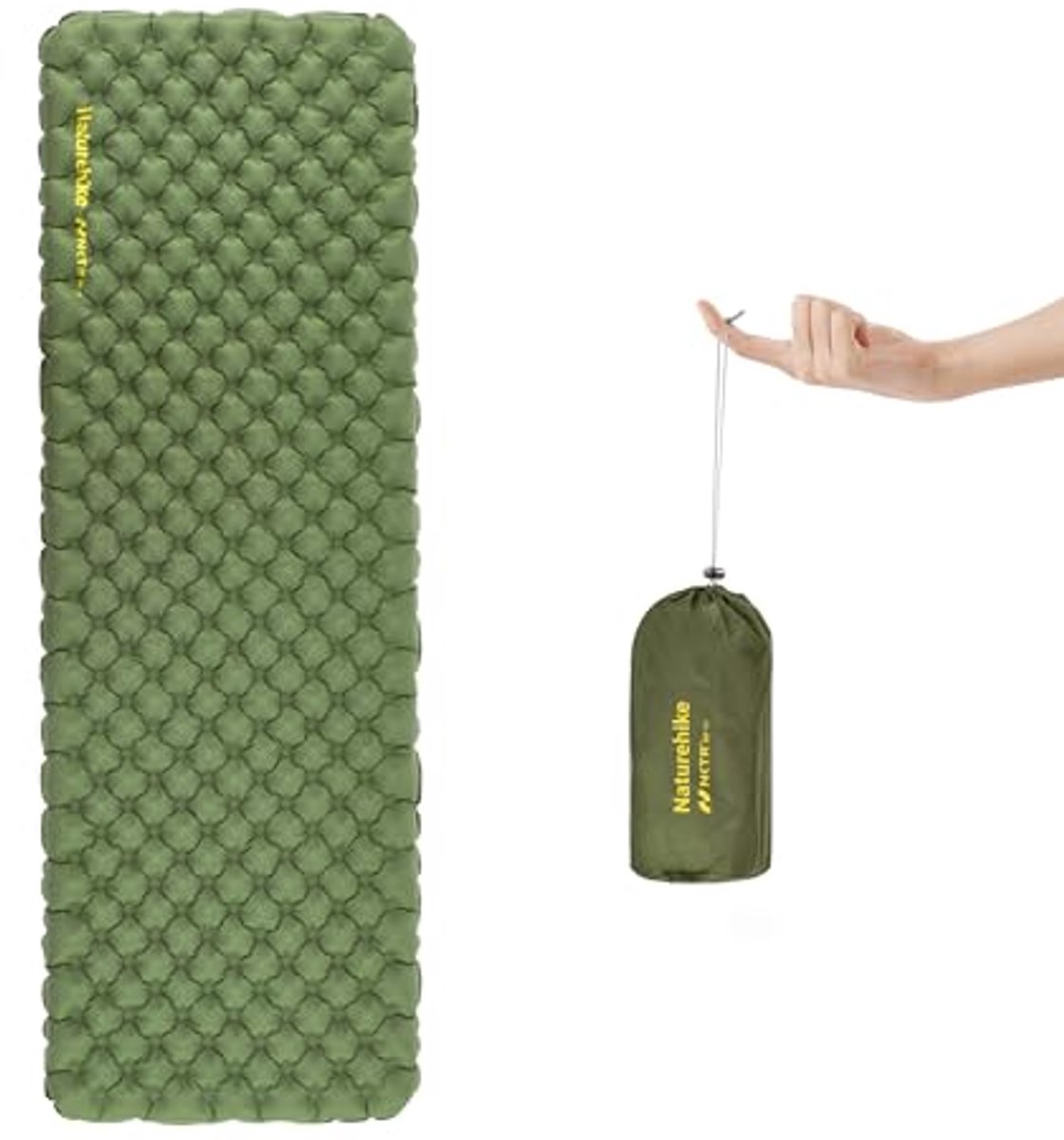 Ultralichte Zelfopblazende Isomat - Opblaasbare Campingmat voor Trekking en Backpacking