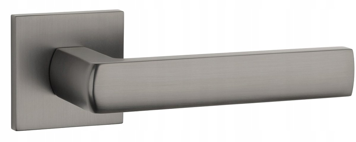 HOSTA Q SLIM Deurkruk Titanium Vierkant Rozet - Modern Design