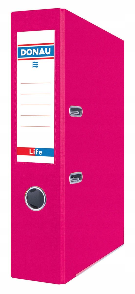 Donau Life Ringbandkaart A4/75mm Neon Roze
