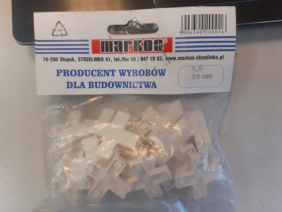 Kubala Afstandskruisjes 8mm - 30 Stuks