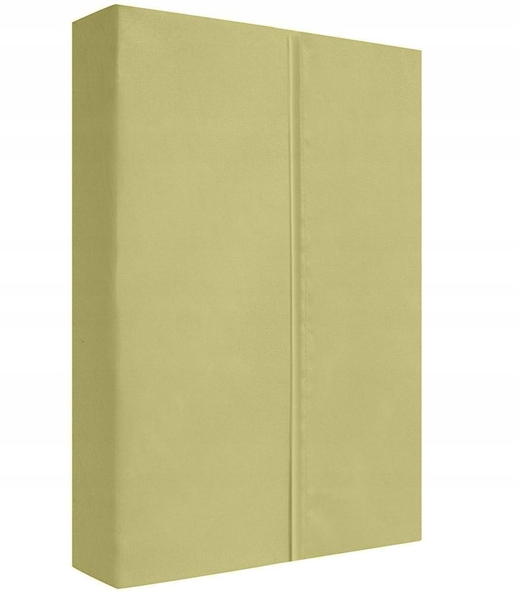 ZARATEX Katoen satijnen hoeslaken 140x210 cm, olijfgroen