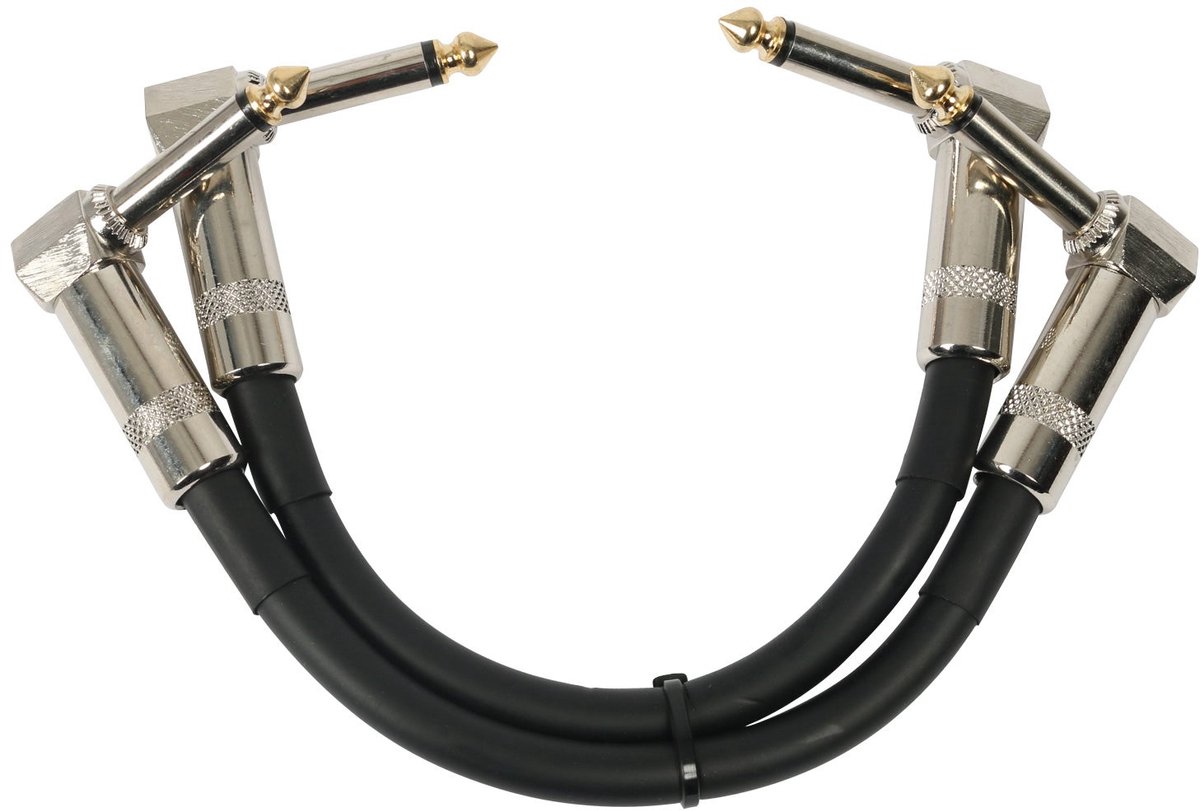 Devine PCH/0.15 patchkabels haaks mono jack-jack 15 centimeter