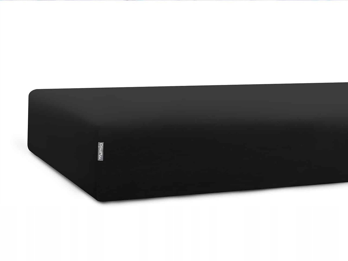 Zwart Katoenen Hoeslaken 90x200cm met Elastiek - Ademend & Zacht