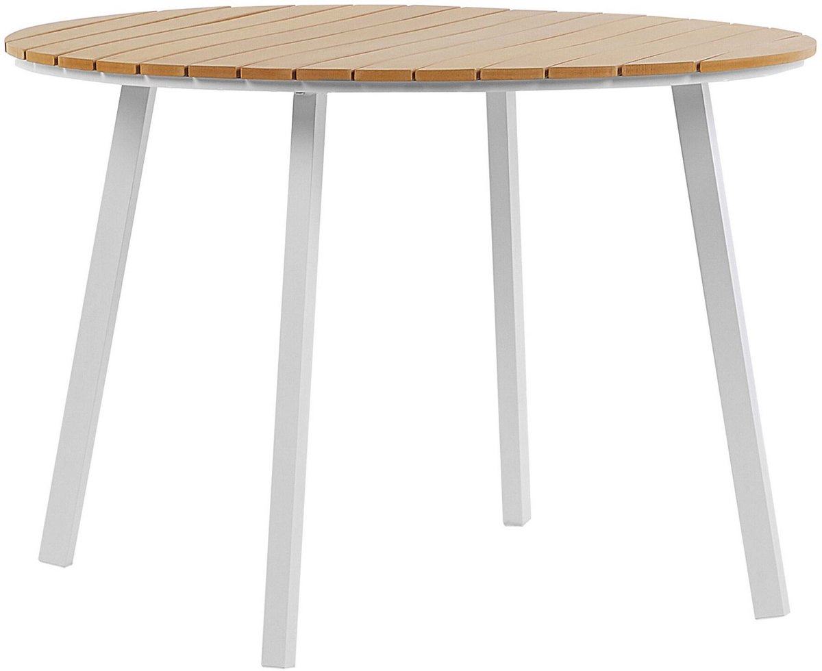 Beliani CAVOLI - Tuintafel - Lichte houtkleur - Kunsthout