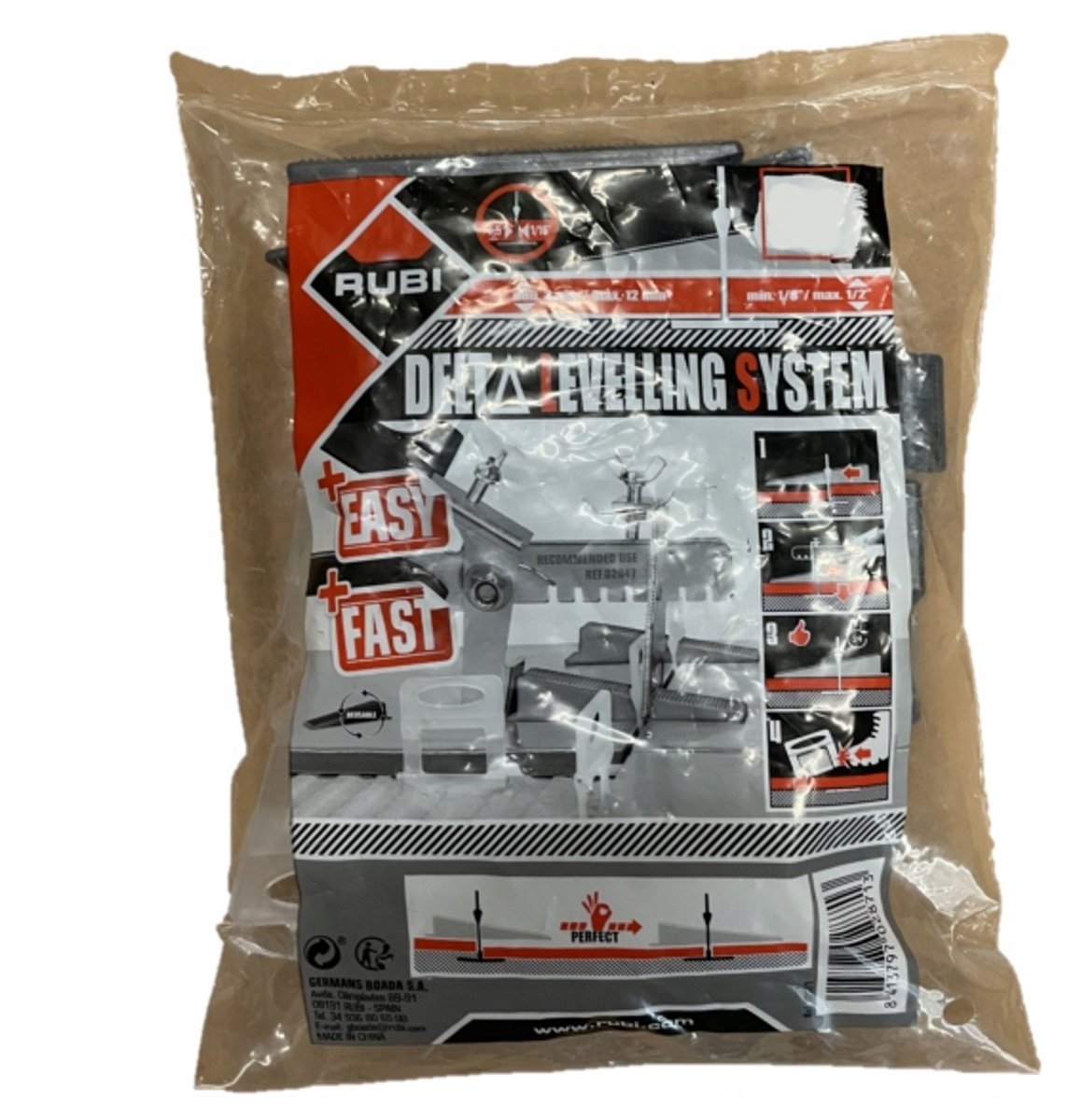 Rubi Delta Tegel levelsysteem 1,5 mm