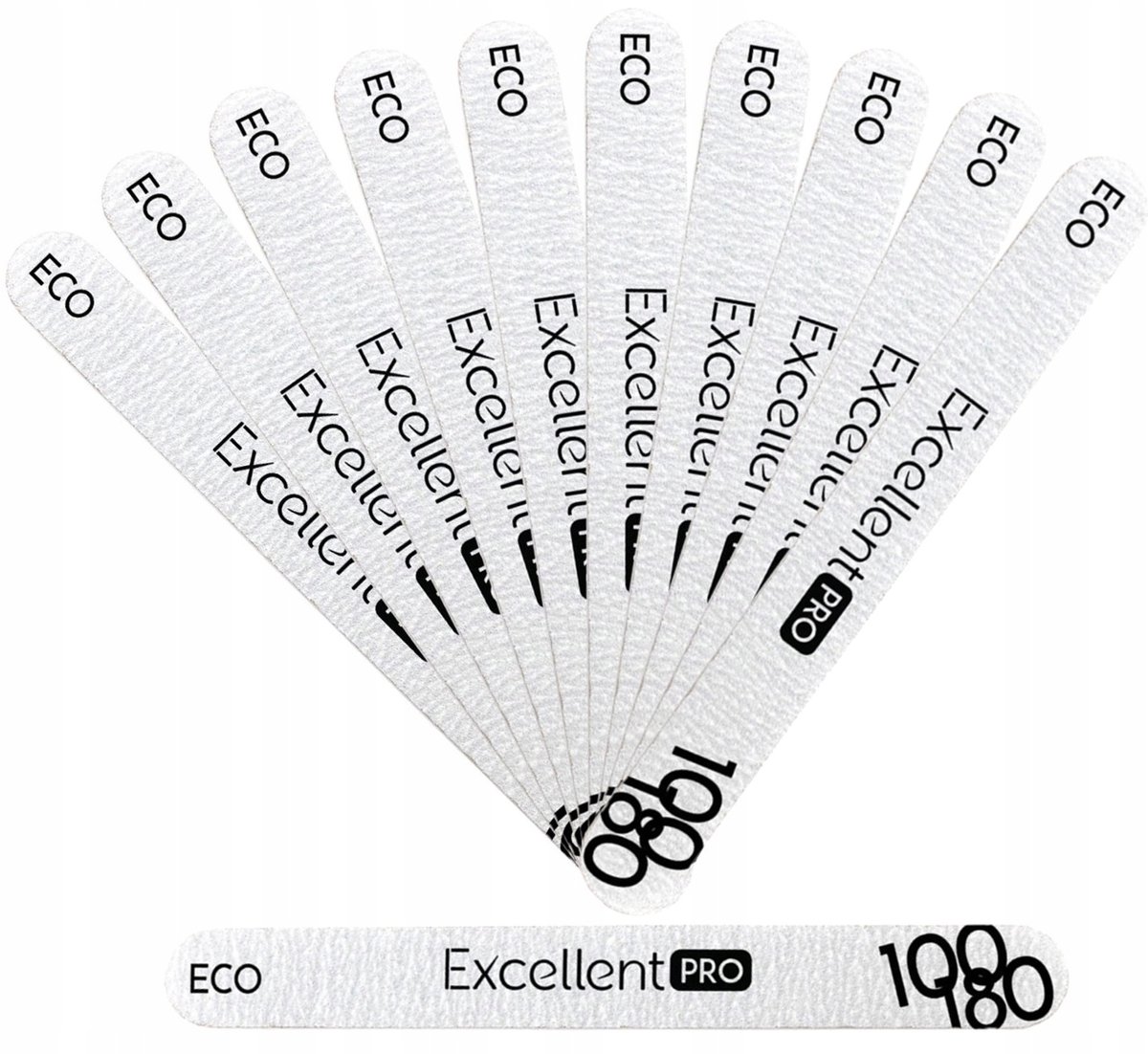 Excellent PRO Nagelvijl Recht ECO 100/180 - 10 Stuks