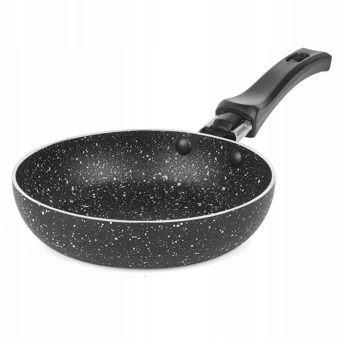Merkloze Koekenpan 16 cm met Anti-aanbaklaag - Zwart