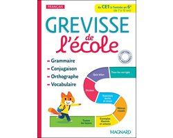 Grevisse de l'école : Du CE1 à la 6e