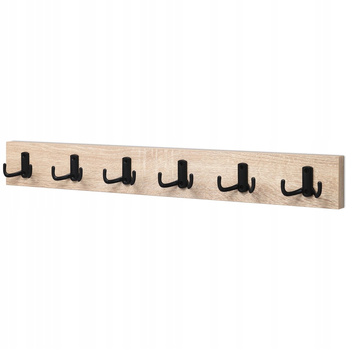 Wandkapstok met 6 Haken - Eiken Sonoma - 68,5 cm