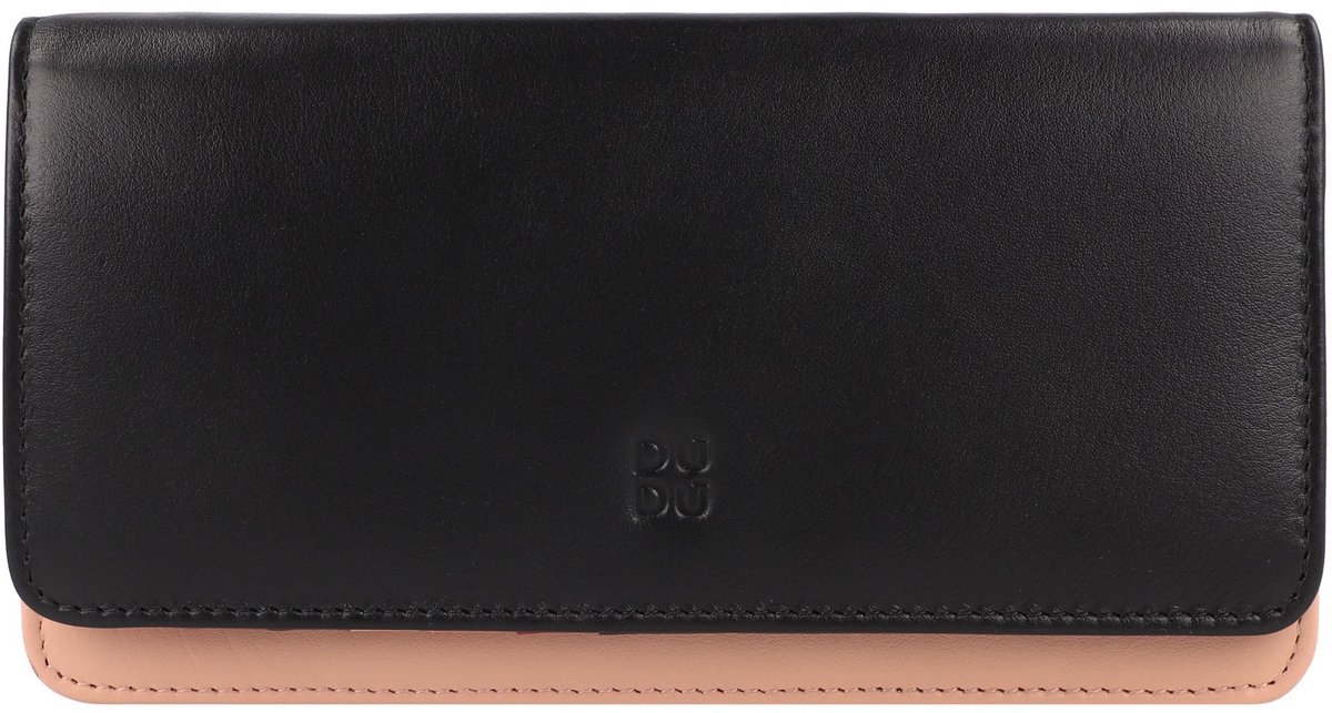 DuDu Portemonnee RFID Leer 17,5 cm - Dames - Horizontaal - pastel blue