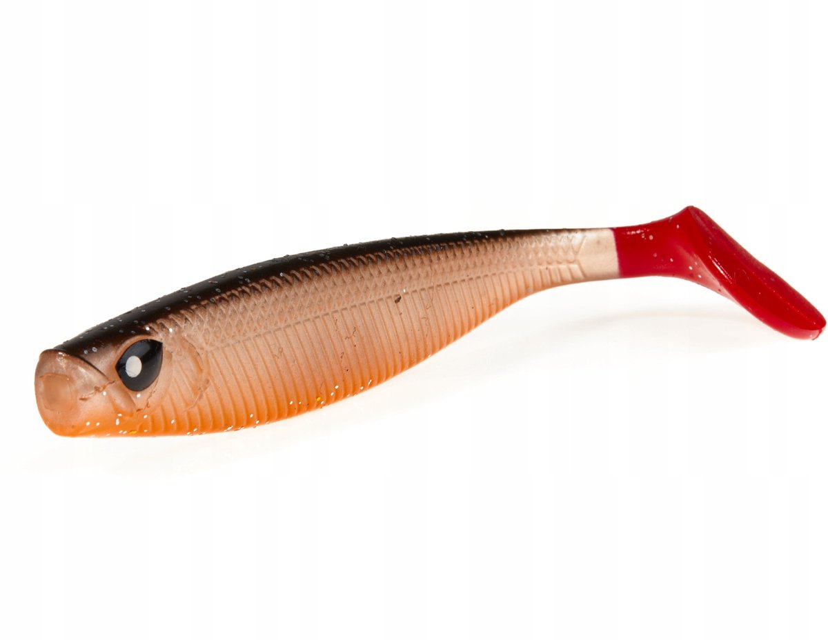 Lucky John 3D Series Soft Lure Red Tail Shad 12.7cm (3pcs) PG18 - Shad