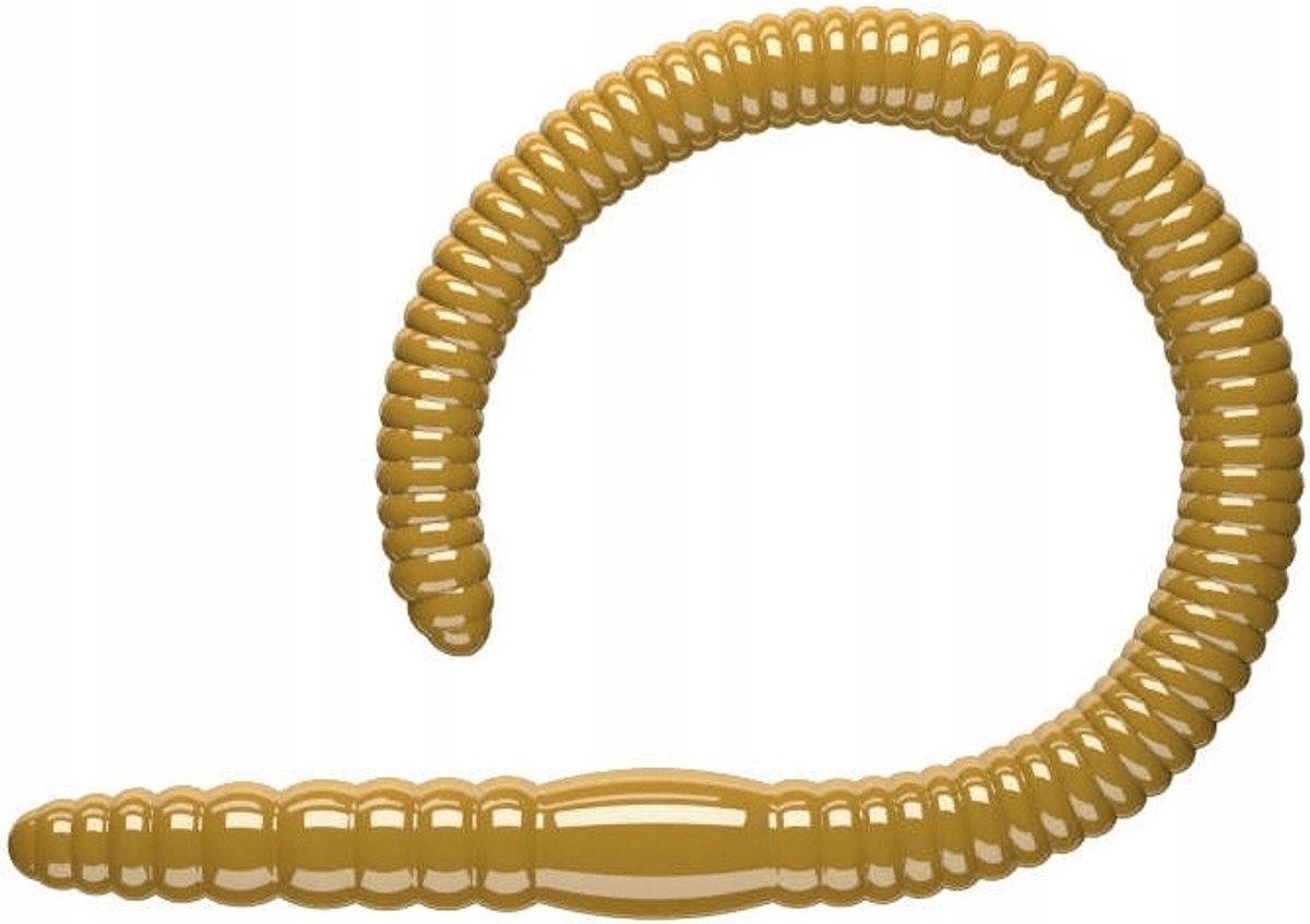 Libra Kunstaas Flex Worm 9,5cm 036 Koffiemelk Zonder Geur 1 Stuk