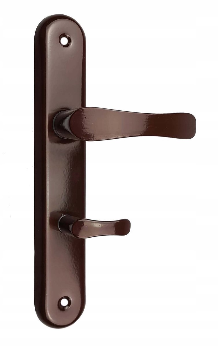 Deurbeslag Brons WC 72mm Breed Schild Aluminium