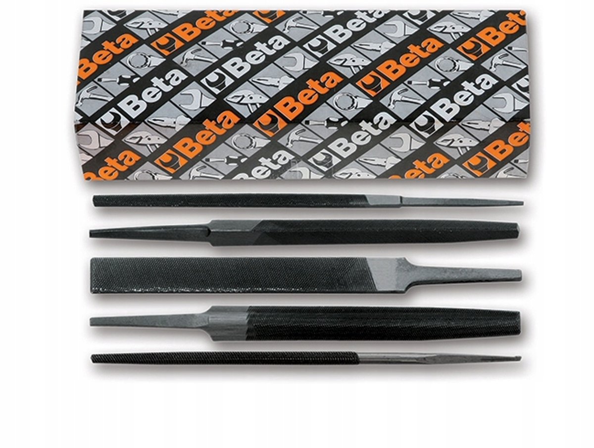 Beta 5-delige semi-gladde schroevenset 150mm