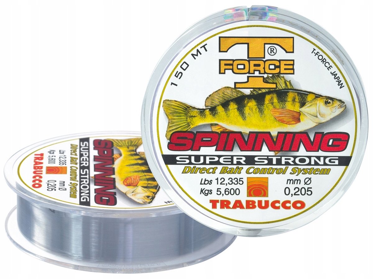 Trabucco T-Force Spinbaars Vislijn 0,227mm 150m - Kristalhelder