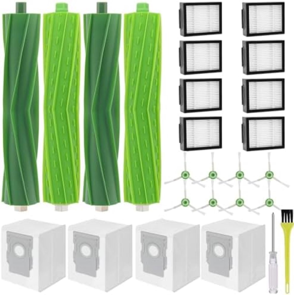 PromoHome 26-dalig Accessoires geschikt voor iRobot Roomba i7 i7+ / i7 Plus E5 E6 E7 robotstofzuiger
