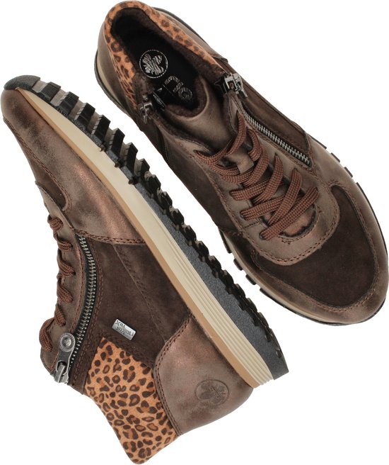 Bottes à lacets Rieker en synthétique marron - Taille 37